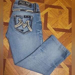 Miss Me The M Series Jeans Size 26 Capri X1021BL Marigold Women's